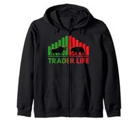 Trader Life Bulls and Bears Bolsa de Valores Comercio con Inversionistas Sudadera con Capucha