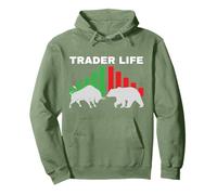 Trader Life Trader Día de acciones Mercado de operaciones Forex Sudadera con Capucha