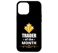 Trader of The Month Stock Market Investment Humor Carcasa para iPhone 12 Pro MAX