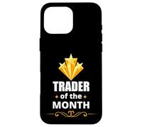 Trader of The Month Stock Market Investment Humor Carcasa para iPhone 16 Pro MAX