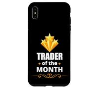 Trader of The Month Stock Market Investment Humor Carcasa para iPhone XS MAX