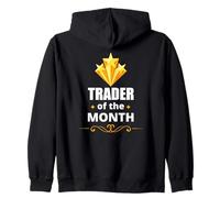 Trader of The Month Stock Market Investment Humor Sudadera con Capucha