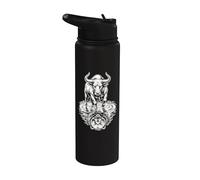 Trader | Trading en el mercado de valores, Bull & Bear Reflection Stainless Steel Insulated Water Bottle