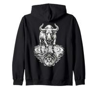 Trader | Trading en el Mercado de valores, Bull & Bear Reflection Sudadera con Capucha