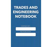 Trades and Engineering Notebook 5.5x8.5: A Grid Notebook for Field Notes, Sketches, and Jobsite Calculations