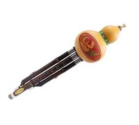 Tradicional Hulusi Bb Tune/C Tune Cucurbit Flauta Principiante Profesional Tocando Instrumento Musical Hulusi Profesional (Color : C Tune)