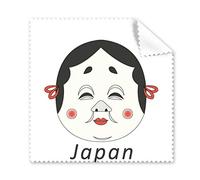 Tradicional japonés Funny Mujer Máscara Gafas paño de limpieza paño limpiador de regalo teléfono Protector de 5 unidades