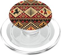 Tradiciones Diseño Patrón Geométrico Ilustración Arte Popular PopSockets PopGrip para MagSafe