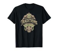 Tradiciones sobre Tendencias Patrimonio Diseño Clásico Camiseta