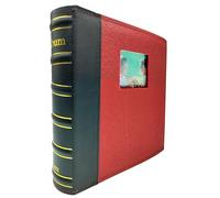 Tradineur - Álbum de foto - Capacidad 100 fotos de 15 x 20 cm - Con ventana 6x6 - Fabricación en cartón - Ideal para guardar todas tus fotos y recordar tus mejores momentos.