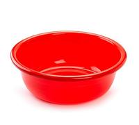 Tradineur - Barreño Redondo de plástico, Cubo, Tina, Multiusos, Limpieza, Ligero y Resistente, Fabricado en España - 30 litros - 56,5 x 19 cm - Color Aleatorio