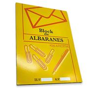 Tradineur - Bloc de albaranes ¼ - Registro de Venta, Gastos, inversión y factura recibidas - Ideal para la gestión de la Tienda - 21 x 15 cm