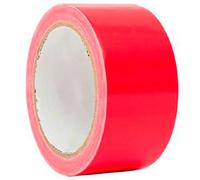 Tradineur - Cinta americana, fuerte adherencia, universal, resistente, impermeable, corte fácil, reparar, sellar, reforzar, fijar, multiusos, bricolaje (Rojo - 48 mm x 18,3 m)