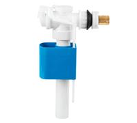 Tradineur - Grifo flotador para cisterna, universal, sistema alimentación lateral, tanque, inodoro, WC, válvula de llenado unidireccional, tuerca de latón, conexión ⅜