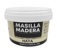 Tradineur - Masilla de relleno para madera, tapagrietas, pasta lista para usar, reparación de fisuras, agujeros en muebles, uso interior, calidad profesional (Haya, 250 g)