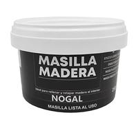 Tradineur - Masilla de relleno, pasta para madera, tapagrietas, lista para usar, reparación de fisuras, agujeros en muebles, uso interior, calidad profesional (Nogal, 250 g)