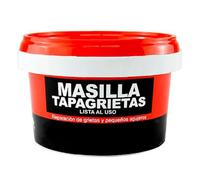 Tradineur - Masilla tapagrietas, pasta para relleno de pared, lista para usar, reparación de fisuras, agujeros, uso interior, calidad profesional (Blanco - 300 g)