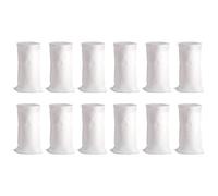 Tradineur - Pack de 12 Sacos de Rafia, escombro, Bolsas reforzadas para jardín, Obra, contrucción, Reutilizables, Resistentes (Blanco, 55 x 85 cm)