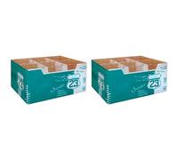 Tradineur - Pack de 2 Cajas de 12 Vasos Modelo Bodega - Capacidad: 530 ml - Fabricado en Vidrio Resistente - Apto para lavavajillas - Tamaño Aprox: Ø 8,5 x 13 cm - 24 Uds Totales