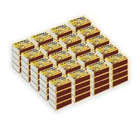 Tradineur - Pack de 20 Cajas de cerillas Super Largo XXL, 1000 cerillas totales, fósforos de Seguridad Super Largos para cocinas, barbacoas, chimeneas, Estufas (17 cm)
