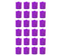 Tradineur - Pack de 24 Velas Taco con Aroma a Lavanda, velón de Cera perfumada, Larga duración: 24 Horas, aromaterapia, decoración del hogar (Lila, Lavanda SPA, 7 x 5,6 cm)