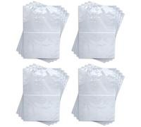 Tradineur - Pack de 4 Paquetes de 10 hojas para álbum fotográfico - Fotografías de 20 x 15 cm - 4 espacios por hoja - Ideal para guardar todas tus fotos e inmortaliza momentos.