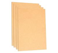 Tradineur - Pack de 4 Tablas de Marqueteria - Densidad Media - Fabricado en madera MDF - Ideal para la decoración y manualidades - 30x40 cm - Grosor: 0,3 cm