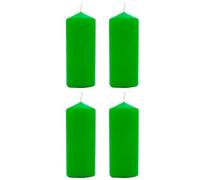 Tradineur - Pack de 4 Velas Taco con Aroma a sandía, velón de Cera perfumada, Larga duración: 25 Horas, aromaterapia, decoración del hogar (Verde, Sorbete de Sandía, 10,5 x 4,5 cm)