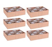 Tradineur - Pack de 6 Cajas de 12 Vasos Modelo Bodega - Capacidad: 360 ml - Fabricado en Vidrio Resistente - Apto para lavavajillas - Tamaño Aprox: Ø 8,8 x 9 cm - 72 Uds Totales