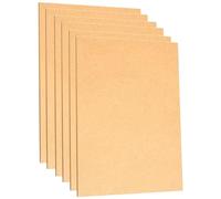 Tradineur - Pack de 6 Tablas de Marqueteria - Densidad Media - Fabricado en madera MDF - Ideal para la decoración y manualidades - 40x60 cm - Grosor: 0,3 cm
