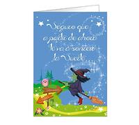 Tradineur - Postal de buena suerte, carta, comunicado, tarjeta, felicitación, buenos deseos, amigos, familiares - 35 x 24 x 0,2 cm