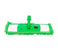 Tradineur - Set de base de mopa y recambio de microfibra, modelo universal, limpieza suelos, baldosas, parquet, baño, hogar (Color surtido - 45 cm)