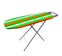 Tradineur - Tabla de Planchar Plegable - Fabricada en Madera - Incluye soporte para plancha y patas metálicas antideslizantes - 33 x 100 cm - Color Surtido