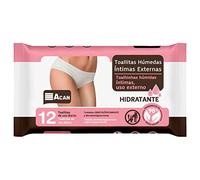 Tradineur -Toallas íntimas - Extra Suave - Incluye 12 Unidades - Material Natural - Aloe Vera y Camomila.