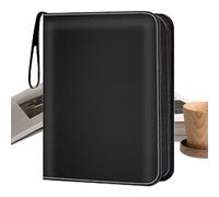 Trading Card Binder - 27.5x5.5x33.5cm Trading Card Storage Binder With 50 Removable Sleeves | Zipper Collectible Toys Photocard Holder Organizer For Football Soccer Album Sports
