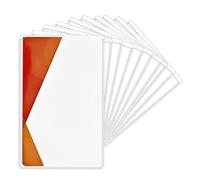 Trading Card Sleeve, 10X PVC Protector Social Security Cards, Water Resistant Slim Covers, Lightweight Also Clear Protection for Men, Women and Teen Wallet Storage