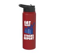 Trading de acciones Forex Trader y acciones Day Trading Stainless Steel Insulated Water Bottle