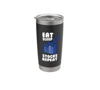 Trading de acciones Forex Trader y acciones Day Trading Vaso térmico de acero inoxidable de doble pared