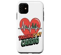 Trading Is My Cardio Heart Loving Trader Analistas Carcasa para iPhone 11