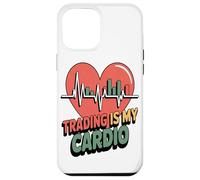 Trading Is My Cardio Heart Loving Trader Analistas Carcasa para iPhone 12 Pro MAX