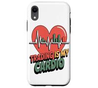 Trading Is My Cardio Heart Loving Trader Analistas Carcasa para iPhone XR