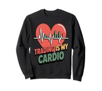 Trading Is My Cardio Heart Loving Trader Analistas Sudadera
