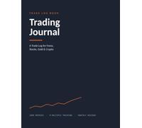 Trading Journal: A Trade Log Book for Forex, Stocks, Gold & Crypto | 1000 Trade Entries with R-Multiple Tracking & Monthly Reviews