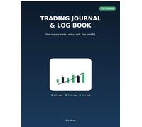 Trading Journal & Log Book: One Row Per Trade - Entry, Exit, Size, and P/L