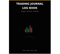 Trading Journal Log Book: Trade Log for Forex, Crypto, Stocks and Day Trading: 100-Day Trading Diary with Risk Management and Discipline | 8.5x11 Paperback