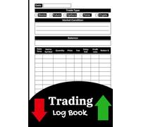 Trading Log Book: Detailed Record for Daily Trades, Performance Analysis, Risk Management, and Investment Strategies