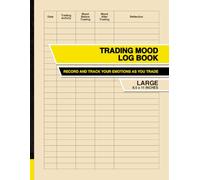 Trading Mood Log Book: Record and Track Your Emotions as you Trade | Large