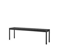 &Tradition Banco Betty TK5 Black. asiento de banda de lino trenzada negro
