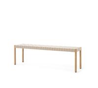 &Tradition Banco Betty TK5 Oak. asiento de banda de lino trenzada