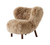 &Tradition Butaca Little Petra VB1 Nogal aceitado-Sheepskin honey